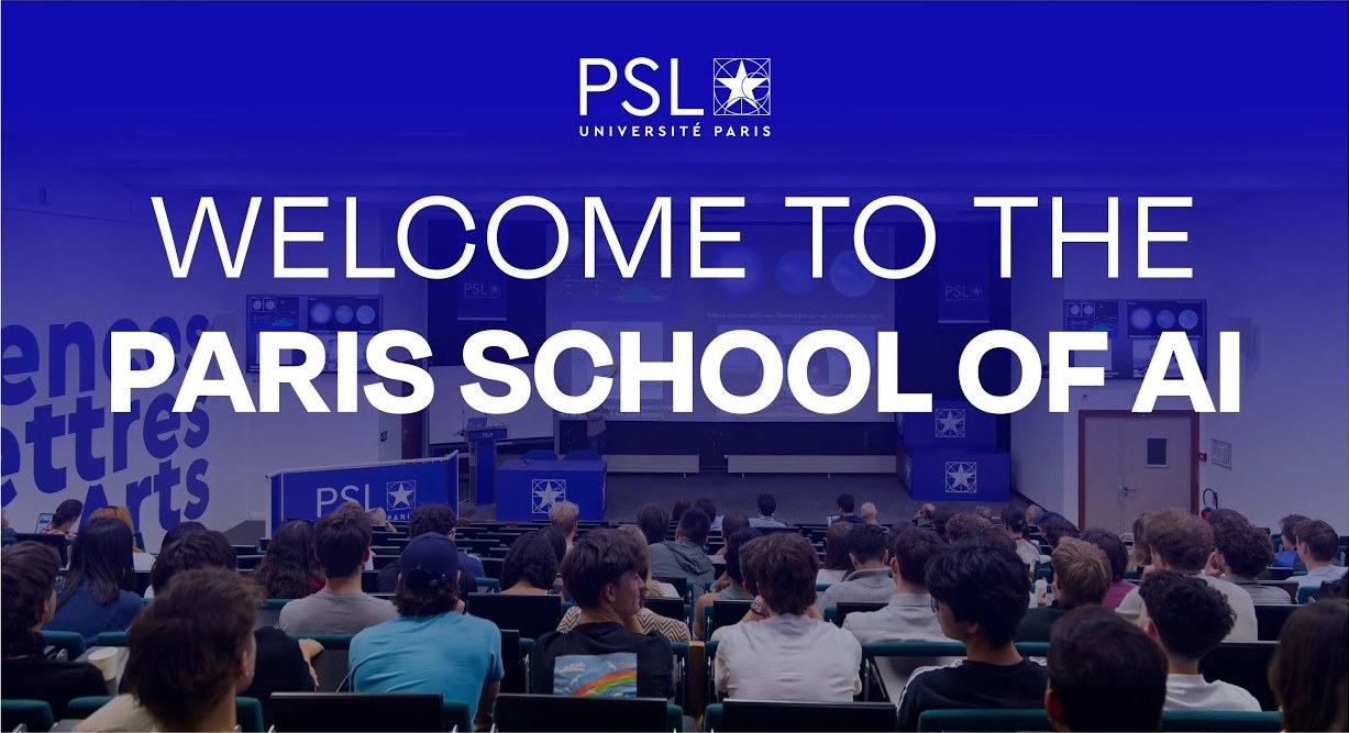 Still from the Paris School of AI presentation video